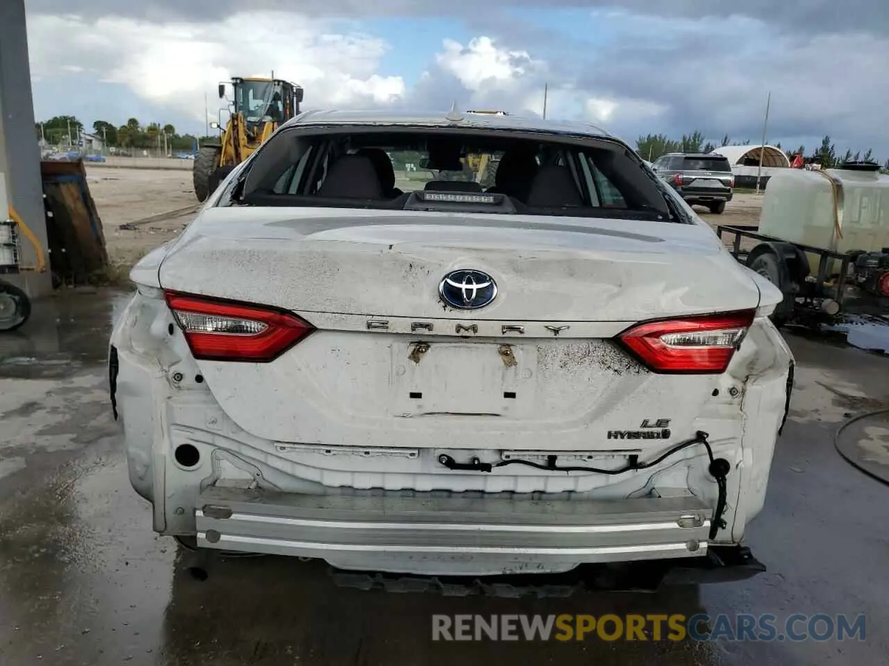 6 fotografías del automóvil dañado 4T1B31HK1KU512837 TOYOTA CAMRY 2019