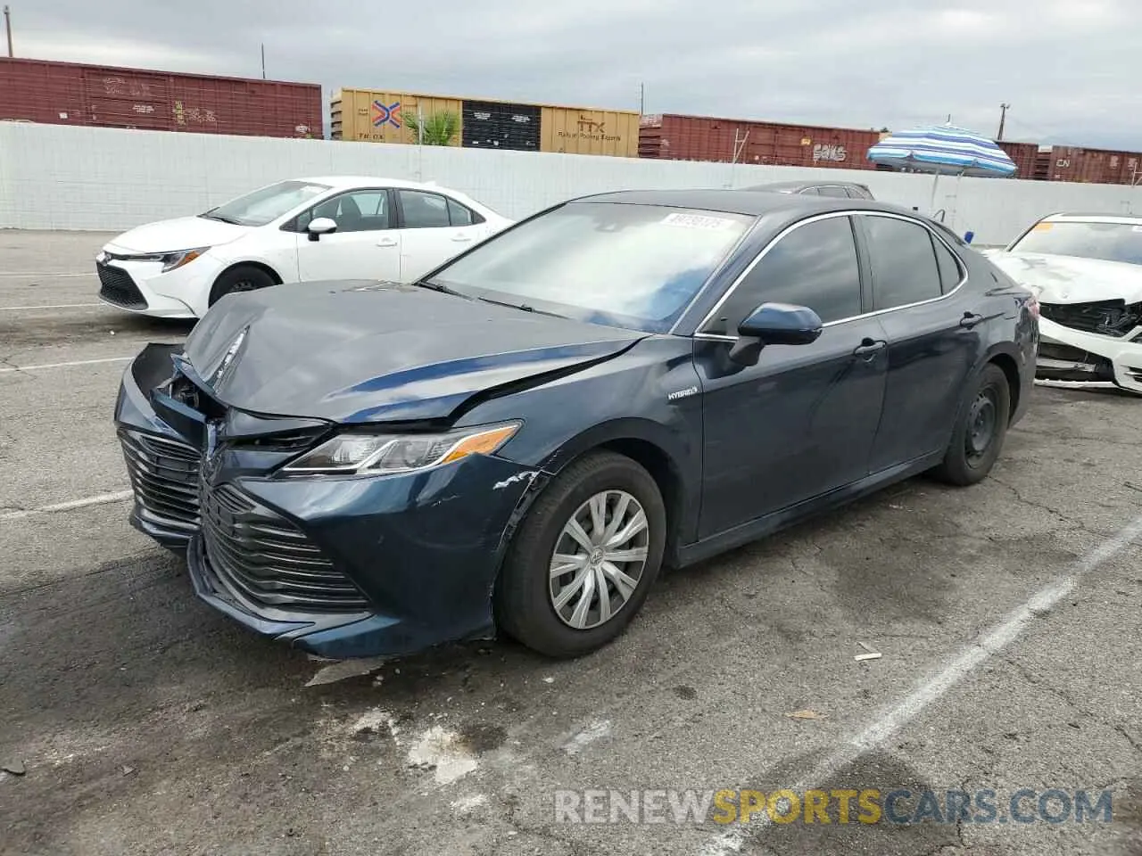 1 fotografías del automóvil dañado 4T1B31HK2KU514158 TOYOTA CAMRY 2019