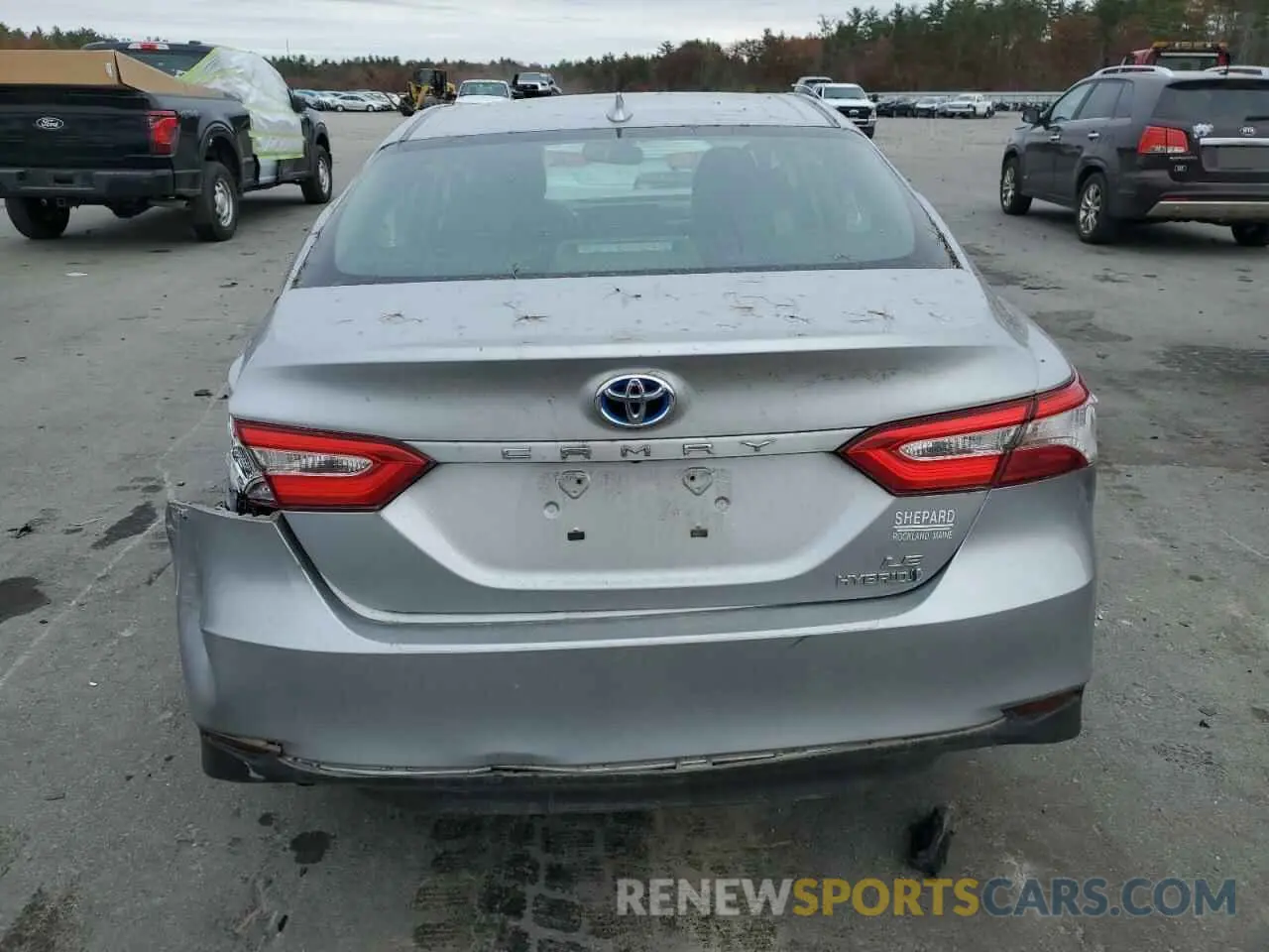 6 fotografías del automóvil dañado 4T1B31HK3KU509485 TOYOTA CAMRY 2019