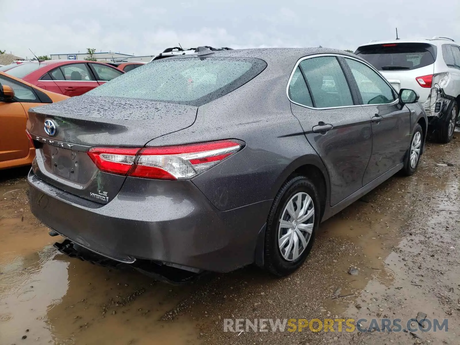 4 fotografías del automóvil dañado 4T1B31HK3KU510829 TOYOTA CAMRY 2019