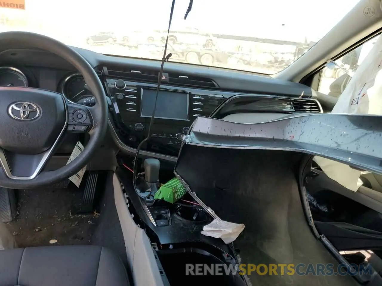 8 fotografías del automóvil dañado 4T1B31HK3KU512077 TOYOTA CAMRY 2019