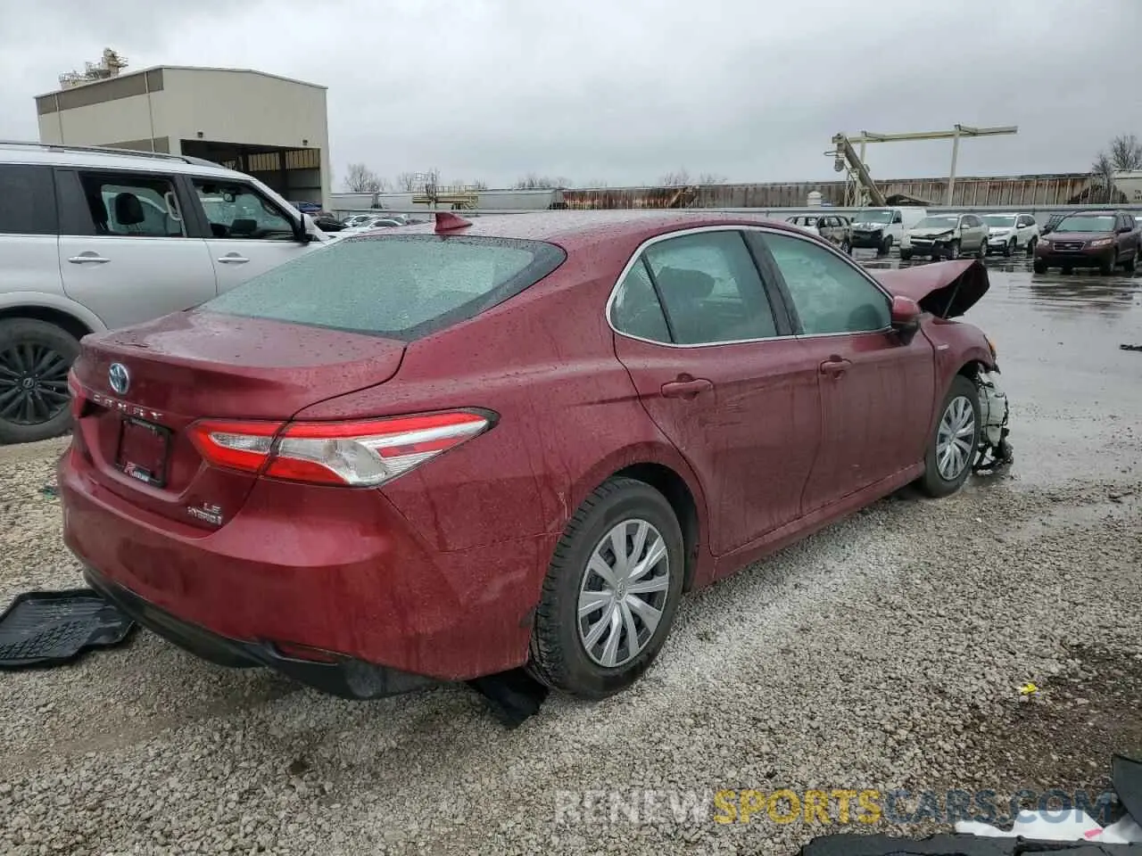 3 fotografías del automóvil dañado 4T1B31HK3KU512824 TOYOTA CAMRY 2019