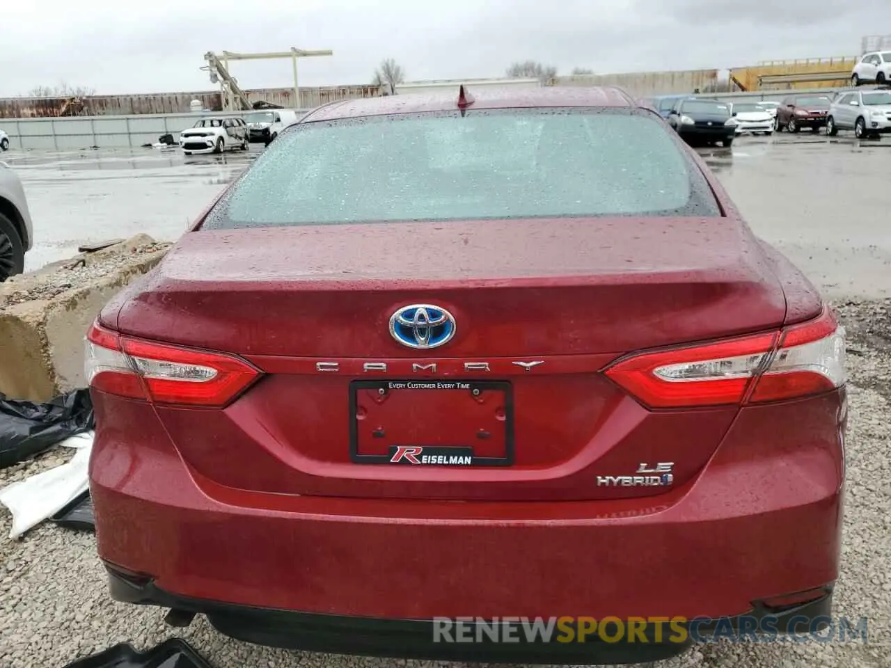 6 fotografías del automóvil dañado 4T1B31HK3KU512824 TOYOTA CAMRY 2019