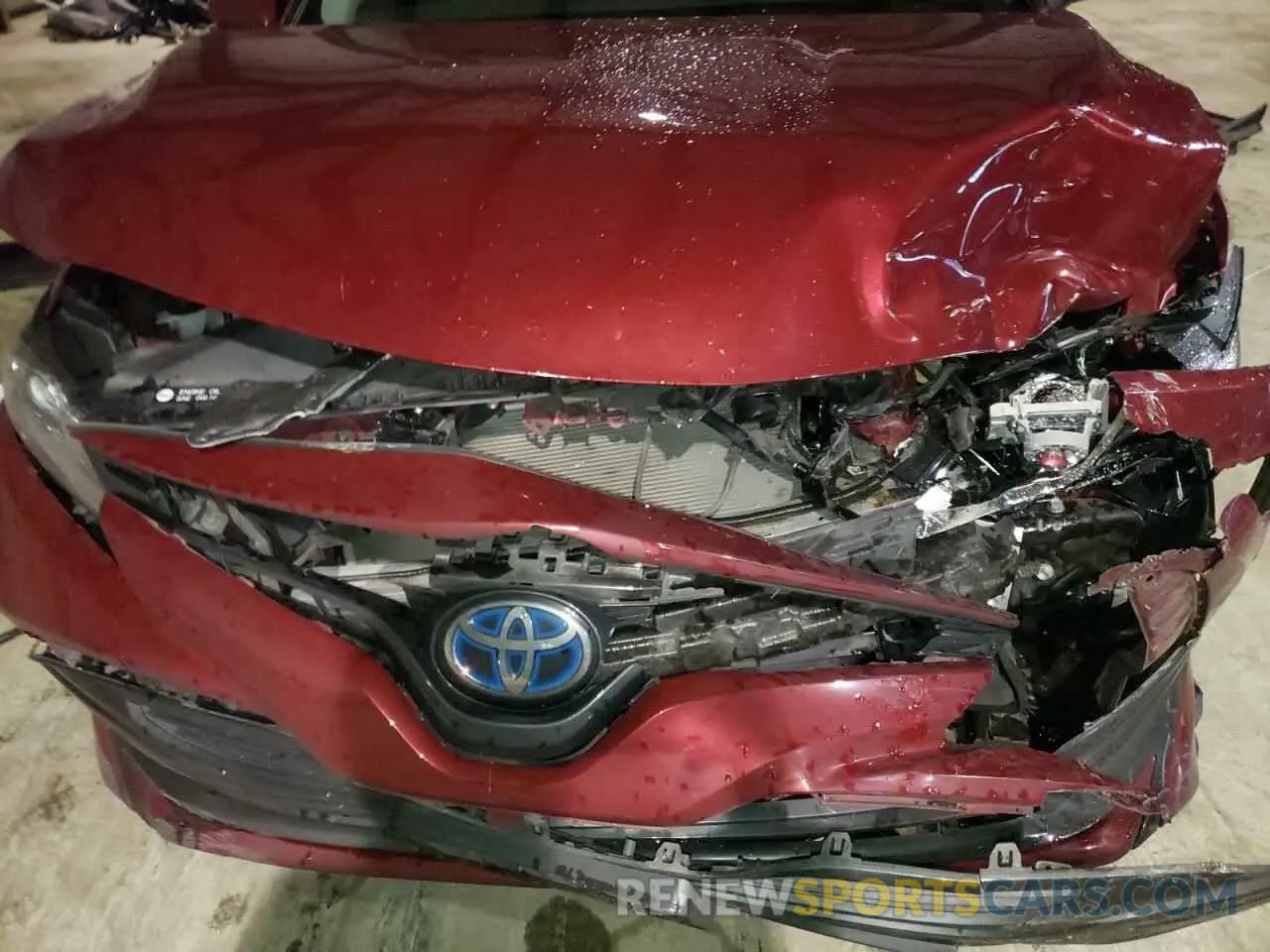 9 fotografías del automóvil dañado 4T1B31HK3KU515710 TOYOTA CAMRY 2019