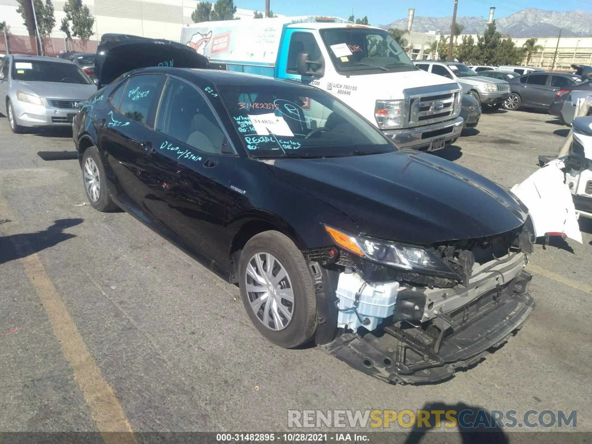1 fotografías del automóvil dañado 4T1B31HK4KU513545 TOYOTA CAMRY 2019