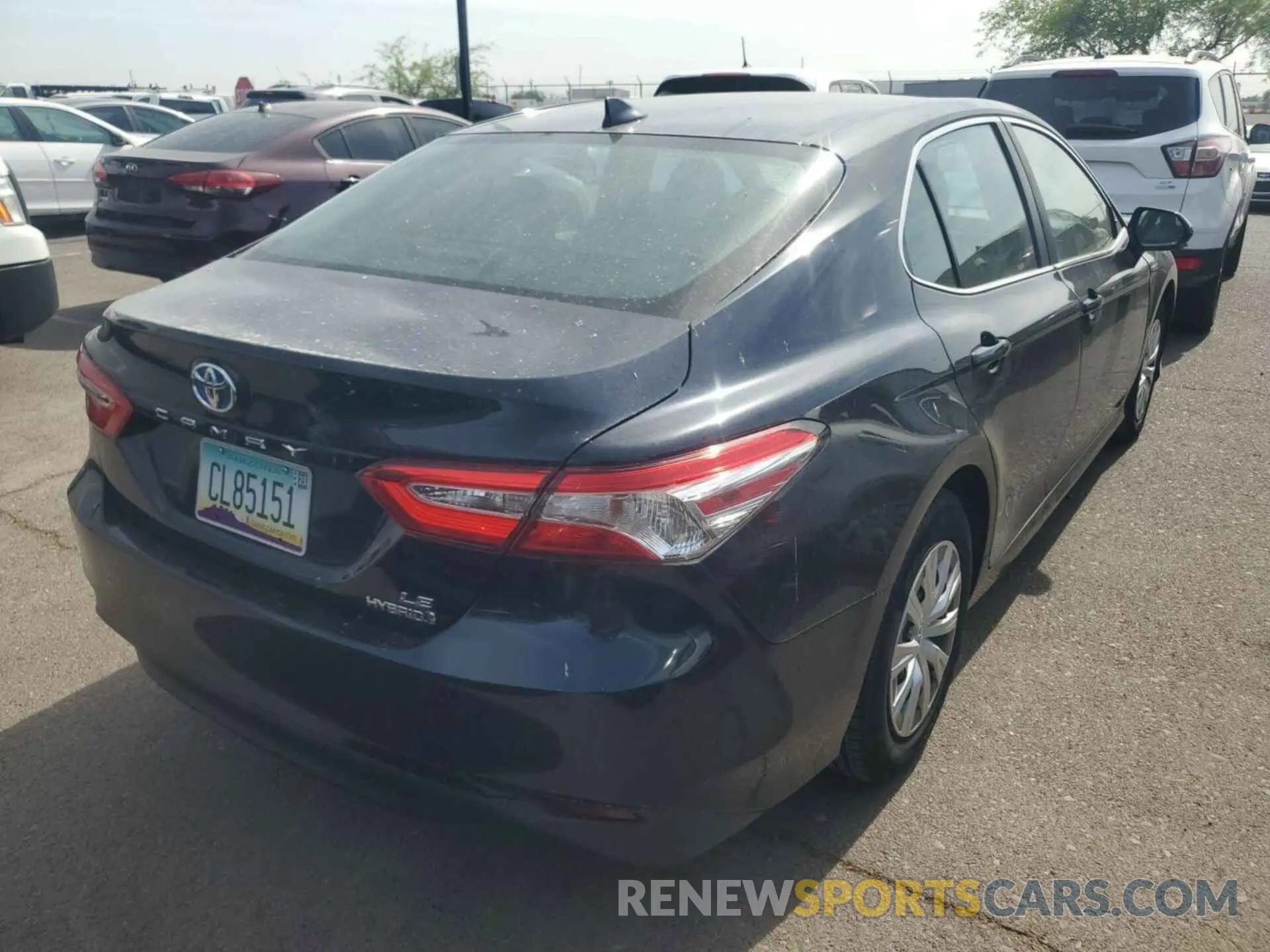 5 fotografías del automóvil dañado 4T1B31HK7KU007661 TOYOTA CAMRY 2019