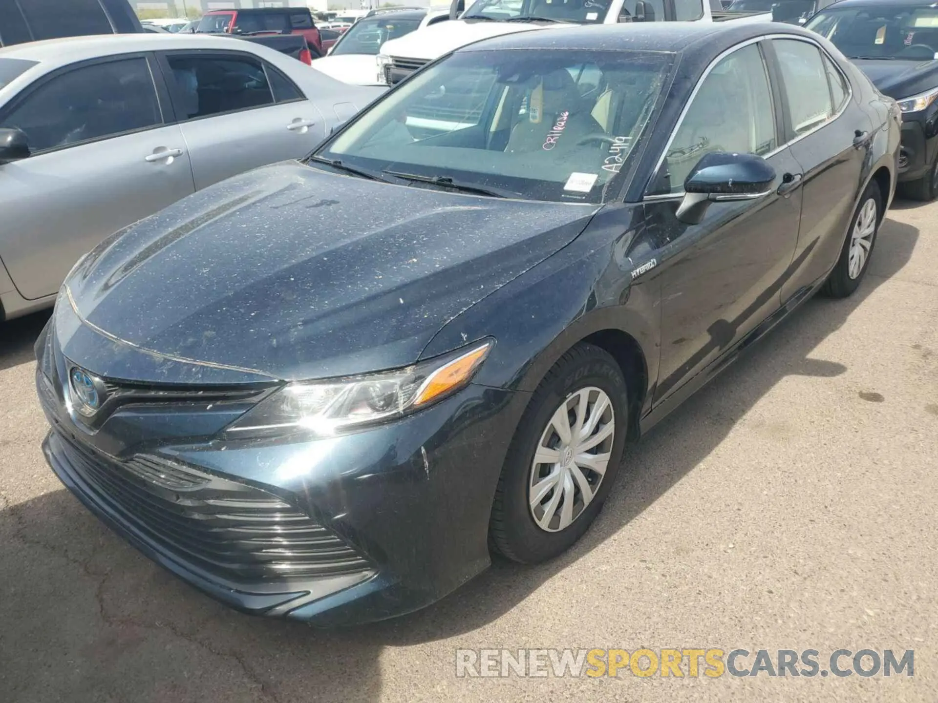6 fotografías del automóvil dañado 4T1B31HK7KU007661 TOYOTA CAMRY 2019