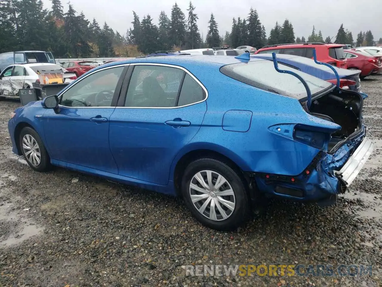 2 fotografías del automóvil dañado 4T1B31HK8KU008253 TOYOTA CAMRY 2019