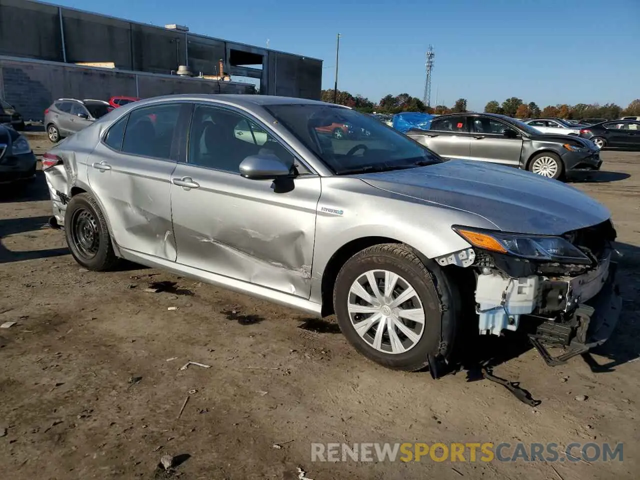4 fotografías del automóvil dañado 4T1B31HK8KU509756 TOYOTA CAMRY 2019