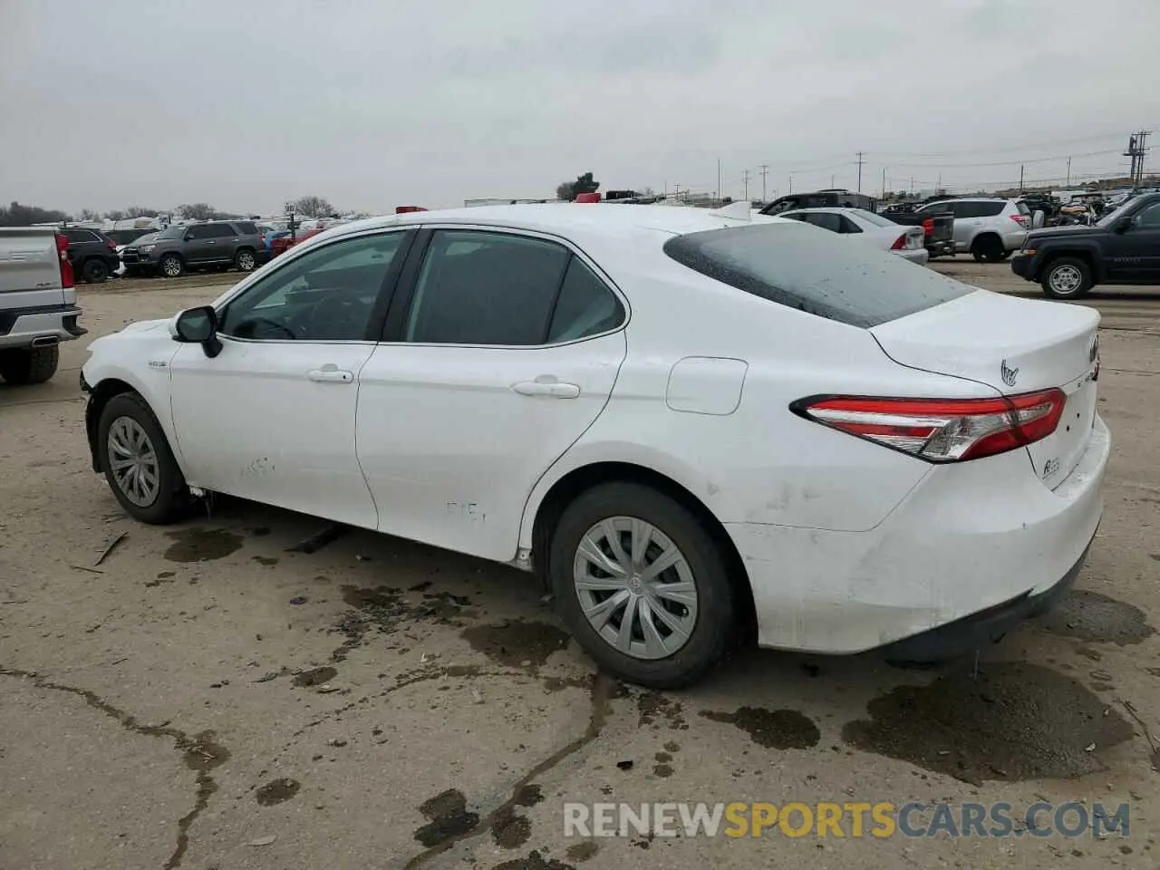 2 fotografías del automóvil dañado 4T1B31HK8KU515637 TOYOTA CAMRY 2019