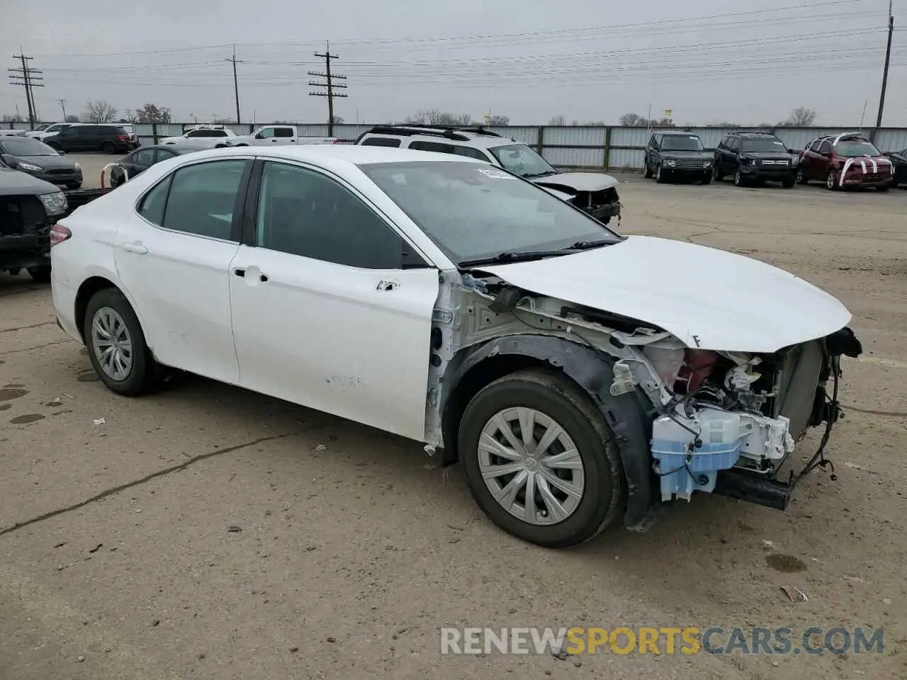 4 fotografías del automóvil dañado 4T1B31HK8KU515637 TOYOTA CAMRY 2019