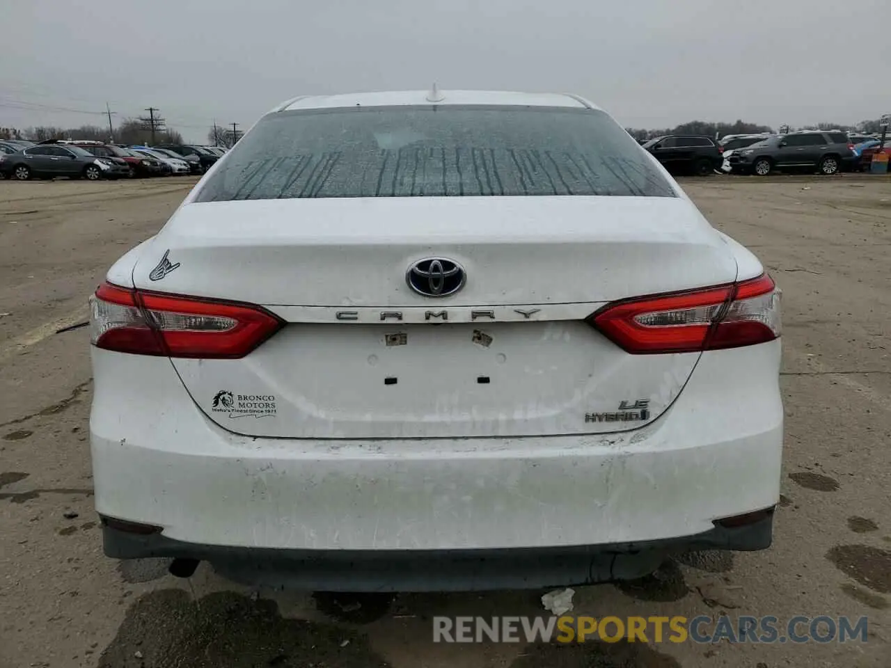 6 fotografías del automóvil dañado 4T1B31HK8KU515637 TOYOTA CAMRY 2019