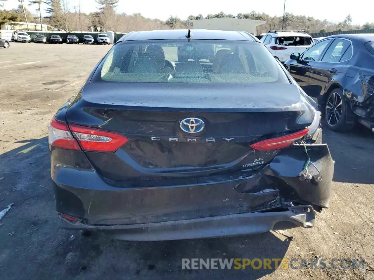 6 fotografías del automóvil dañado 4T1B31HKXKU509337 TOYOTA CAMRY 2019