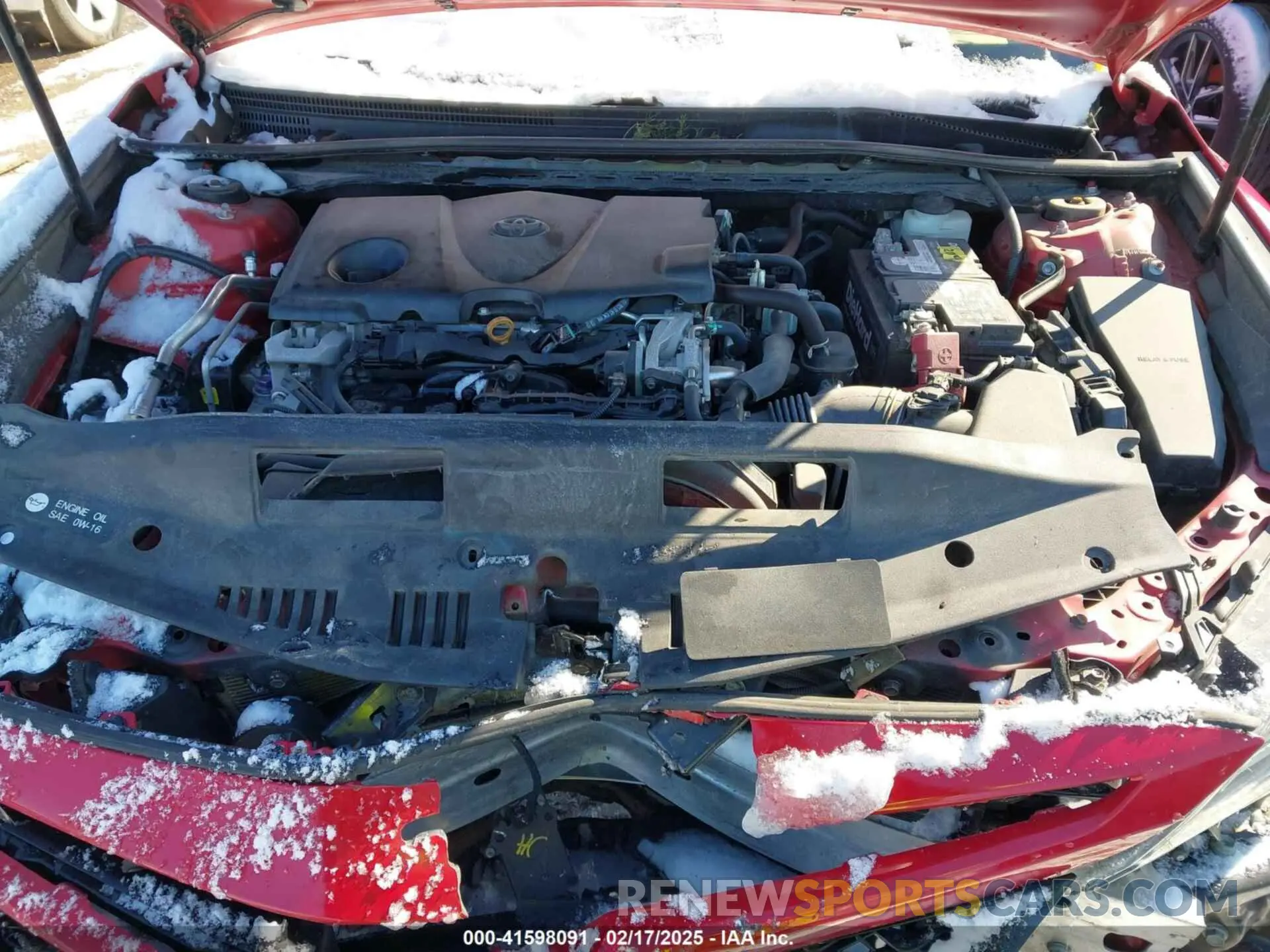 10 fotografías del automóvil dañado 4T1B61HK0KU171499 TOYOTA CAMRY 2019