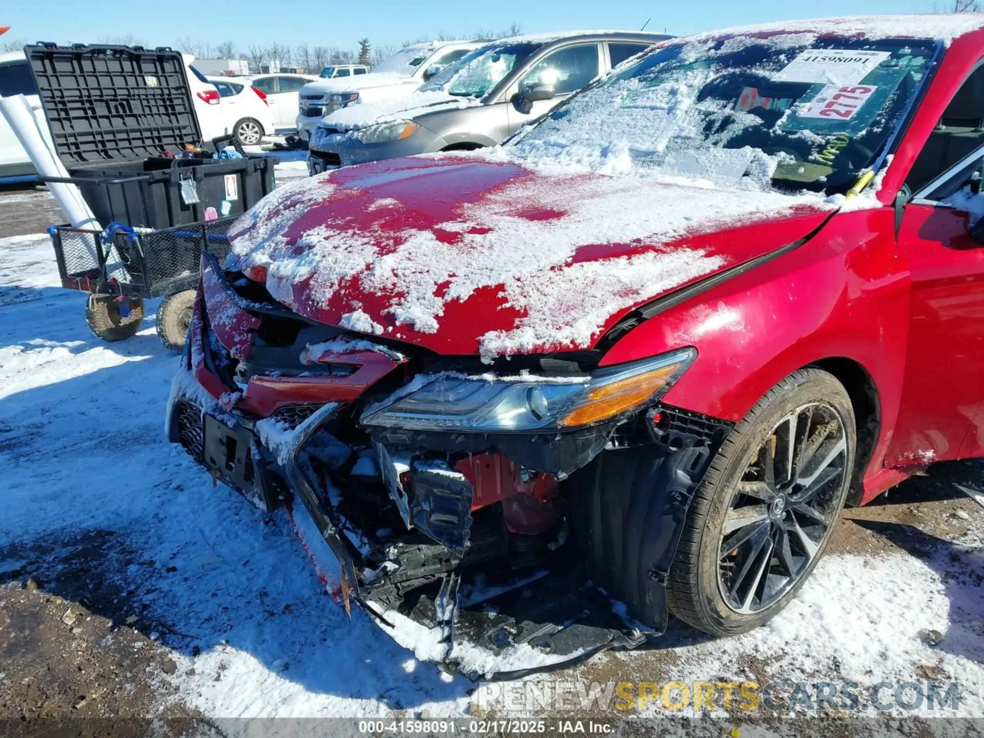 6 fotografías del automóvil dañado 4T1B61HK0KU171499 TOYOTA CAMRY 2019