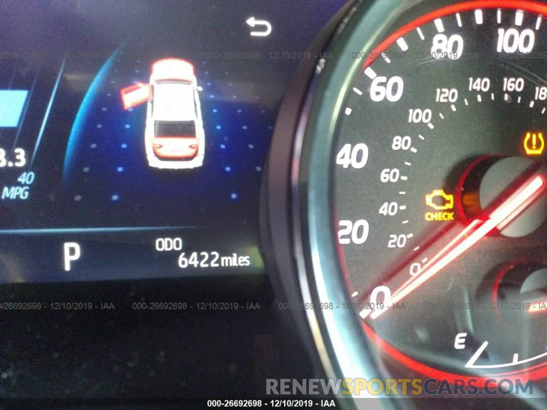 7 fotografías del automóvil dañado 4T1B61HK0KU253121 TOYOTA CAMRY 2019