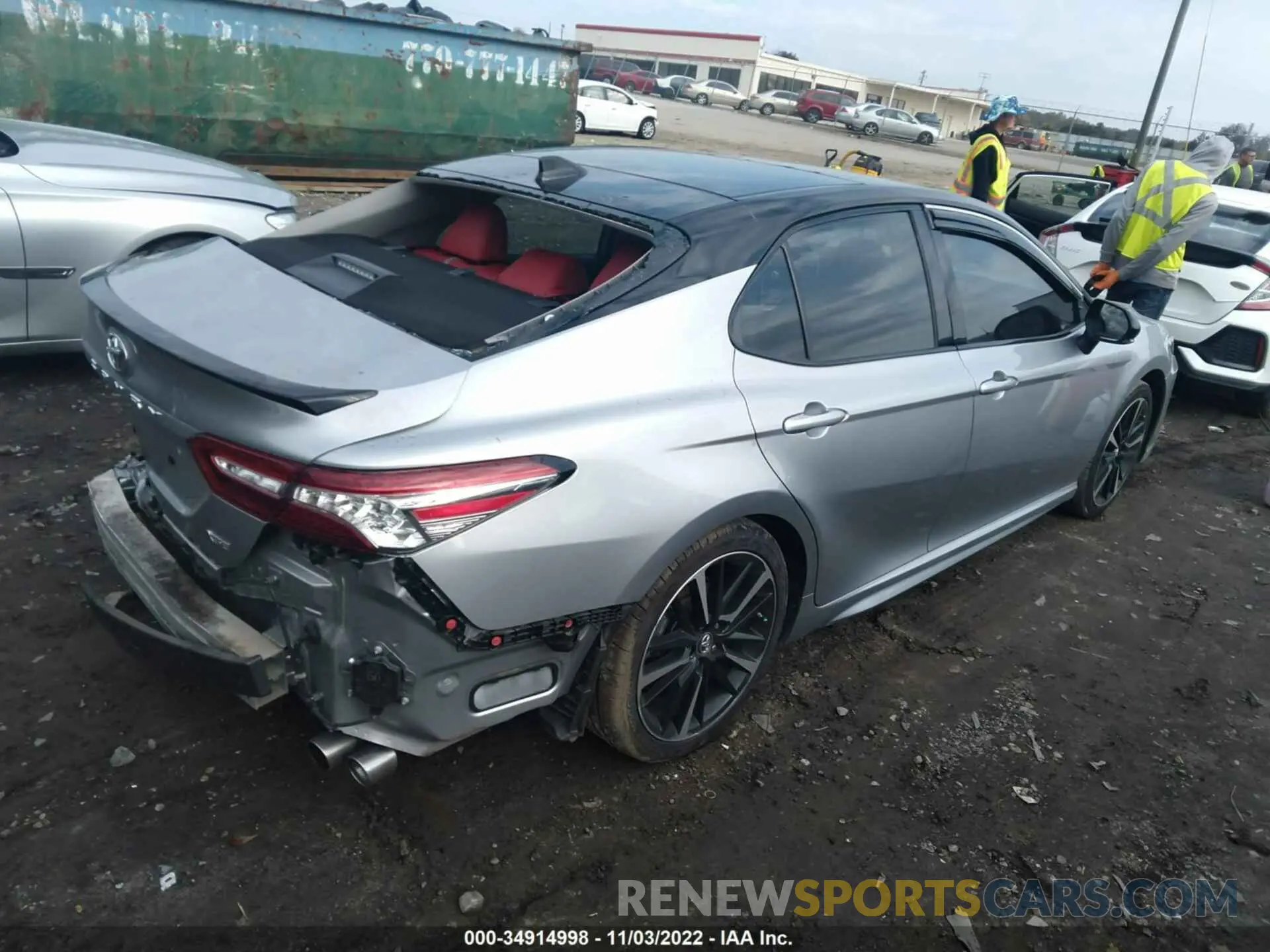 4 fotografías del automóvil dañado 4T1B61HK0KU287432 TOYOTA CAMRY 2019