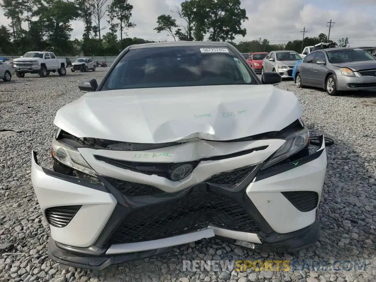 5 fotografías del automóvil dañado 4T1B61HK0KU290525 TOYOTA CAMRY 2019