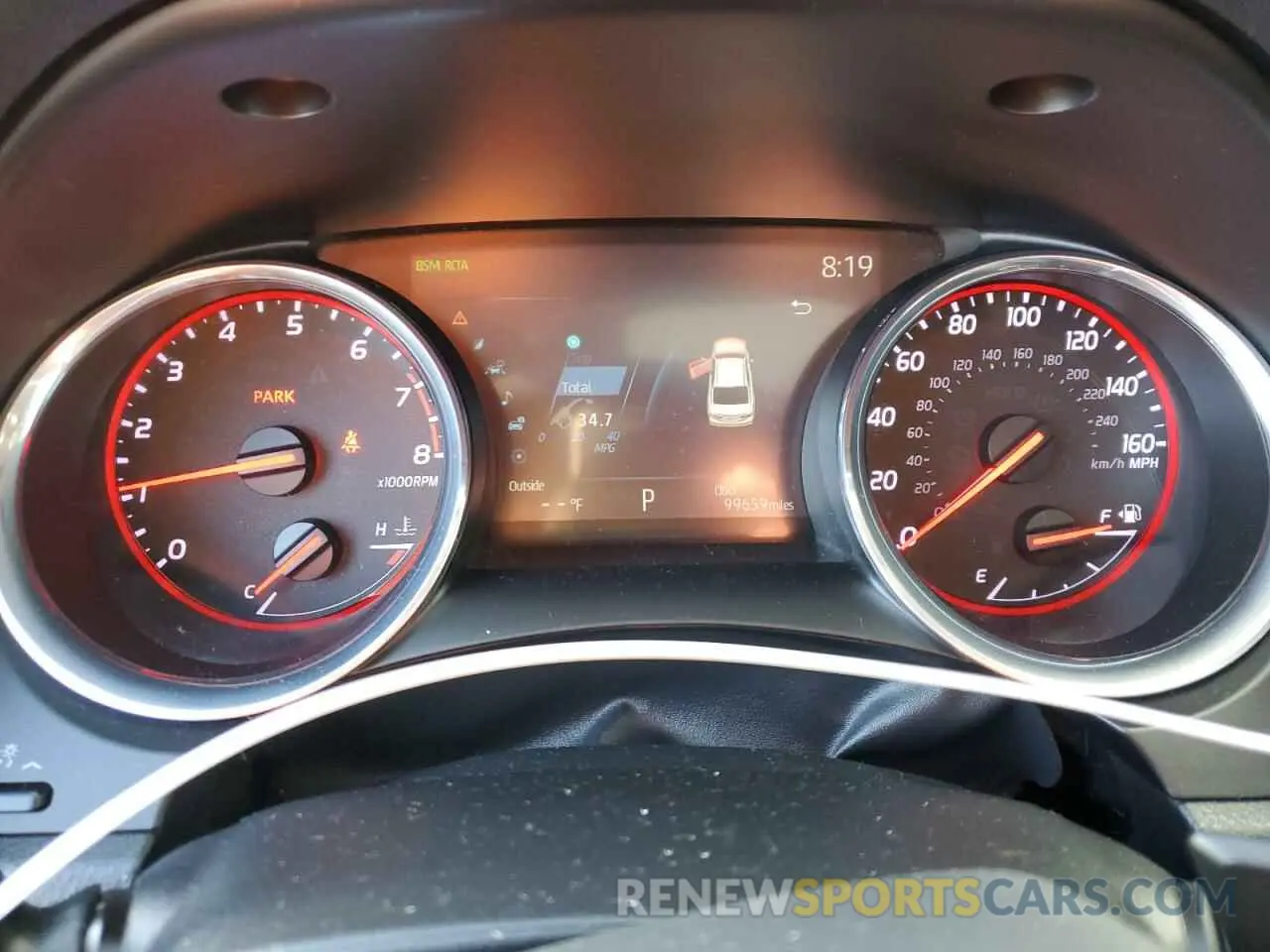 9 fotografías del automóvil dañado 4T1B61HK0KU818029 TOYOTA CAMRY 2019