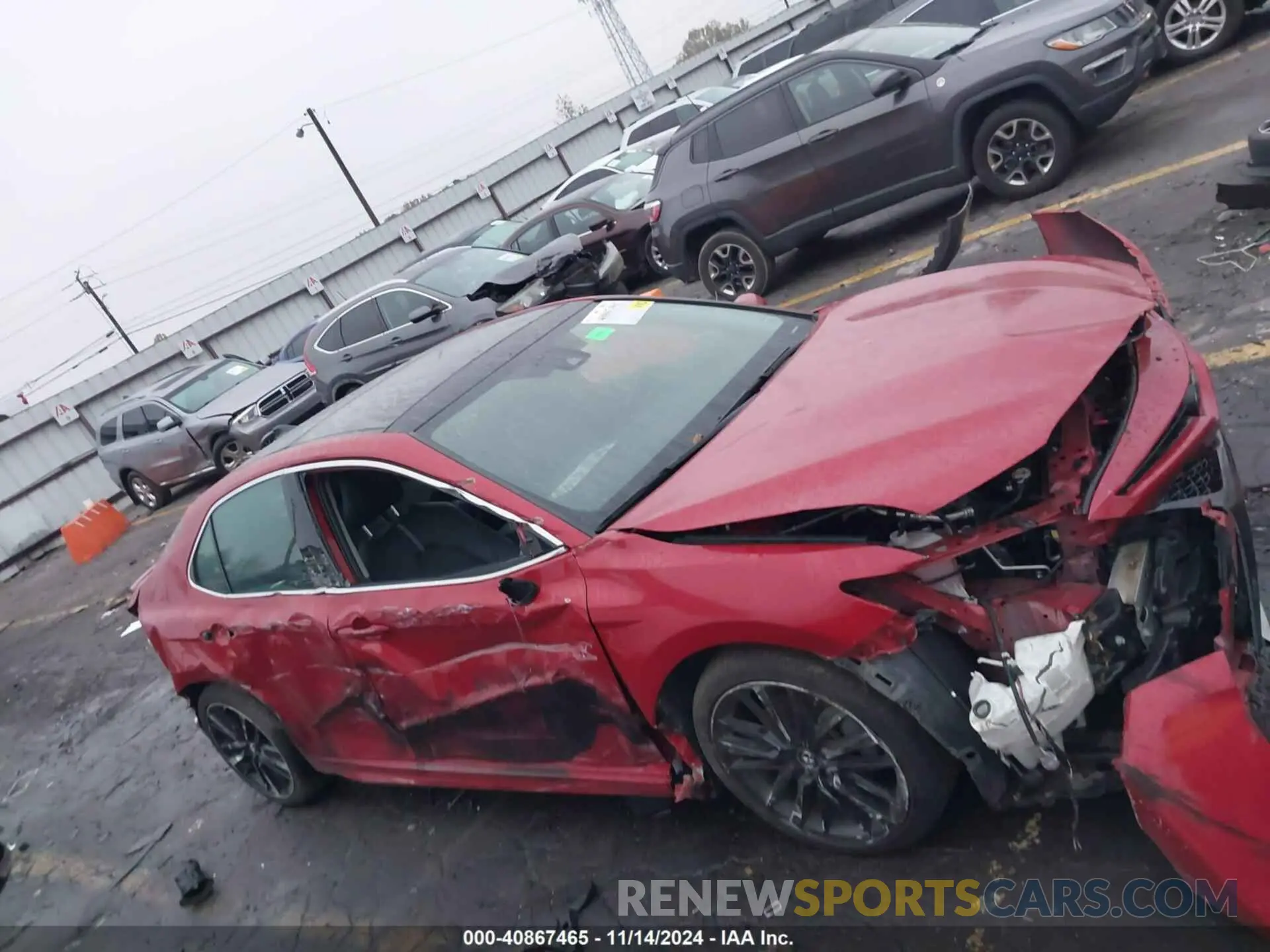 13 fotografías del automóvil dañado 4T1B61HK1KU286905 TOYOTA CAMRY 2019