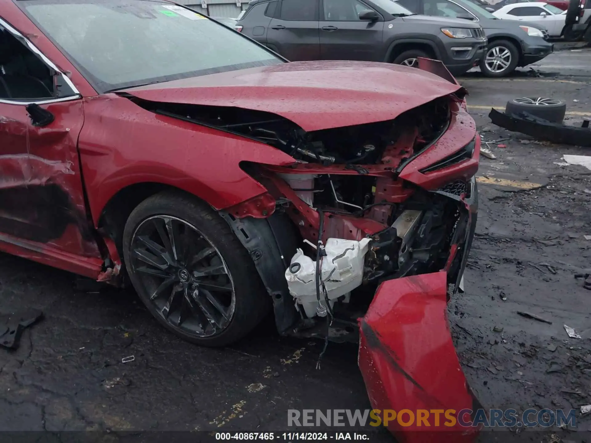 17 fotografías del automóvil dañado 4T1B61HK1KU286905 TOYOTA CAMRY 2019