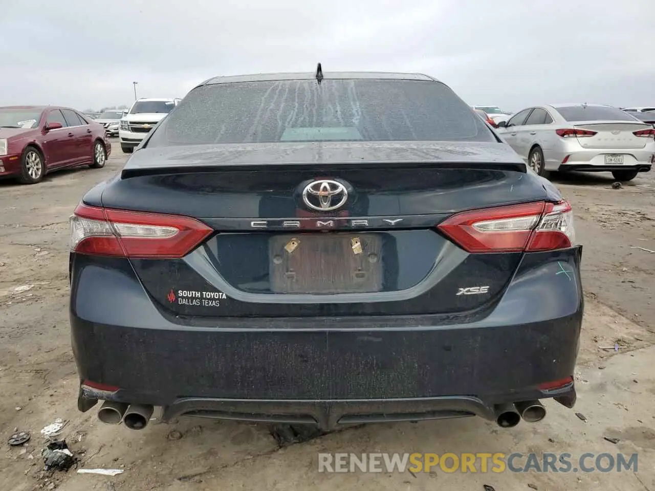 6 fotografías del automóvil dañado 4T1B61HK1KU704184 TOYOTA CAMRY 2019
