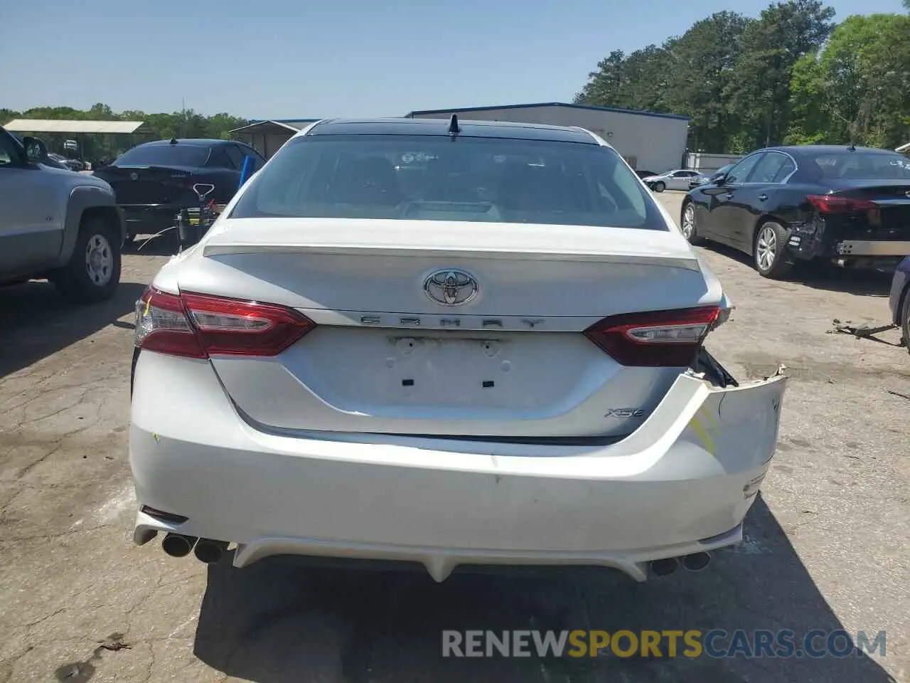 6 fotografías del automóvil dañado 4T1B61HK1KU756088 TOYOTA CAMRY 2019