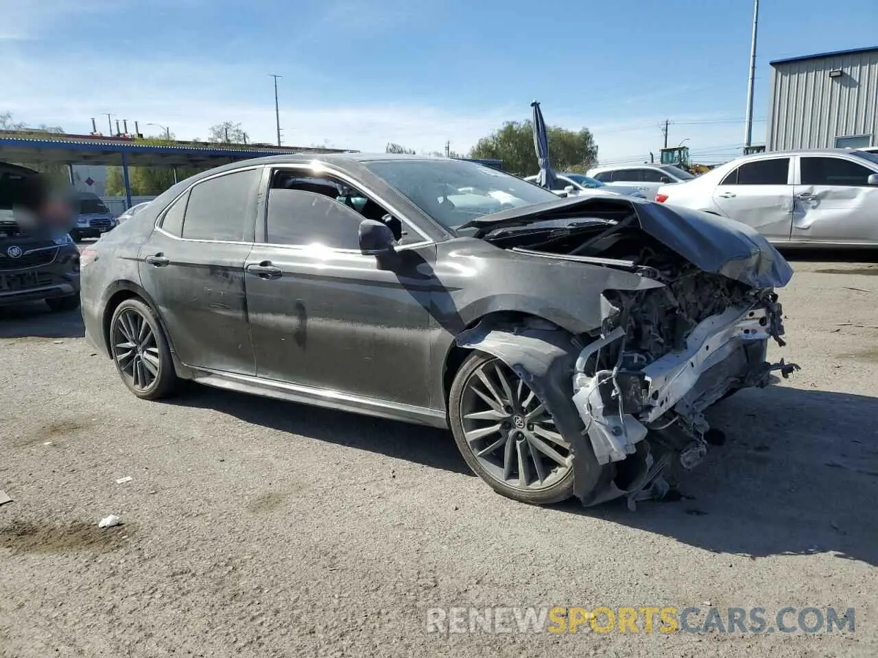 4 fotografías del automóvil dañado 4T1B61HK2KU249345 TOYOTA CAMRY 2019