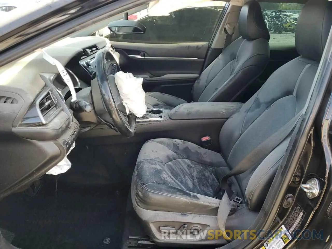 7 fotografías del automóvil dañado 4T1B61HK2KU249345 TOYOTA CAMRY 2019
