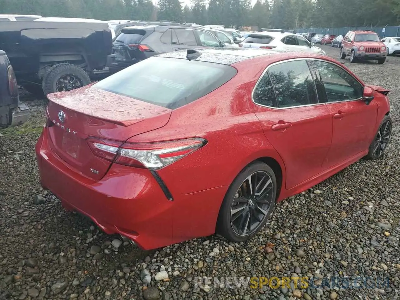3 fotografías del automóvil dañado 4T1B61HK2KU293507 TOYOTA CAMRY 2019