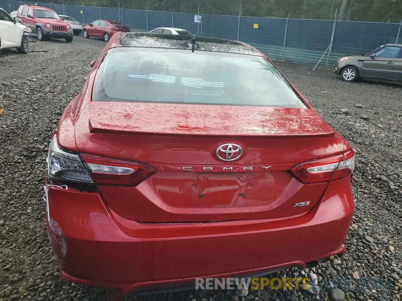 6 fotografías del automóvil dañado 4T1B61HK2KU293507 TOYOTA CAMRY 2019