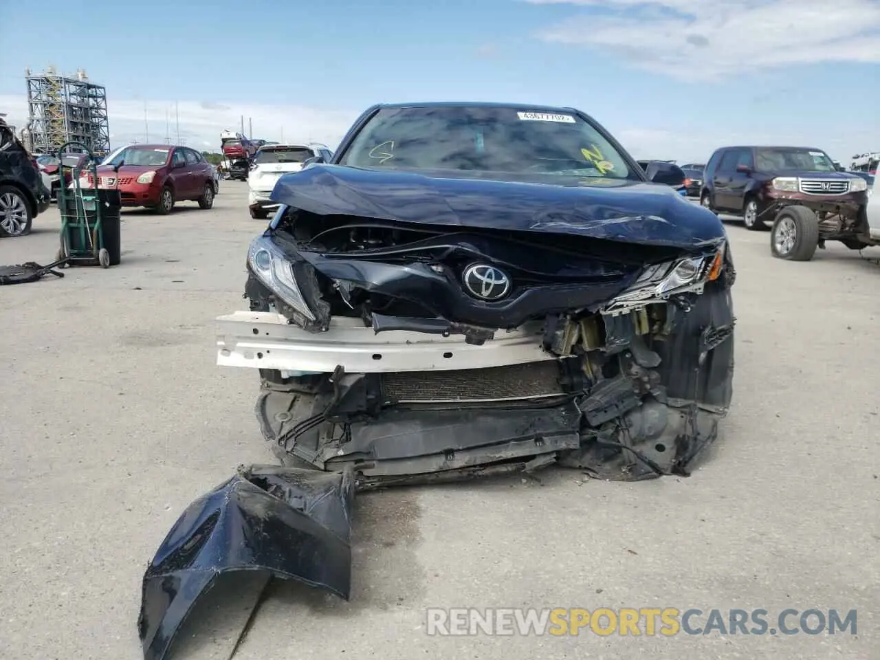 9 fotografías del automóvil dañado 4T1B61HK3KU258667 TOYOTA CAMRY 2019