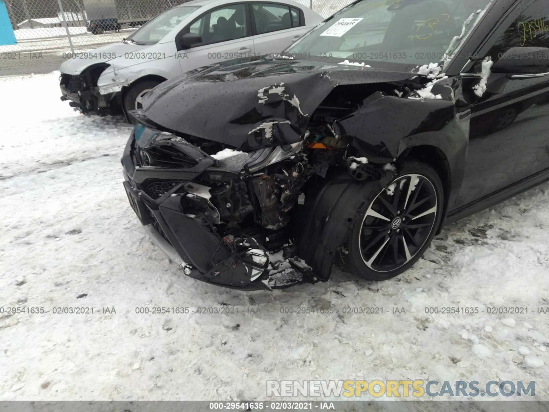 6 fotografías del automóvil dañado 4T1B61HK3KU807509 TOYOTA CAMRY 2019