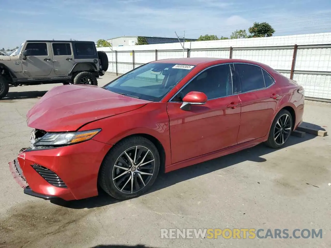 1 fotografías del automóvil dañado 4T1B61HK4KU201295 TOYOTA CAMRY 2019