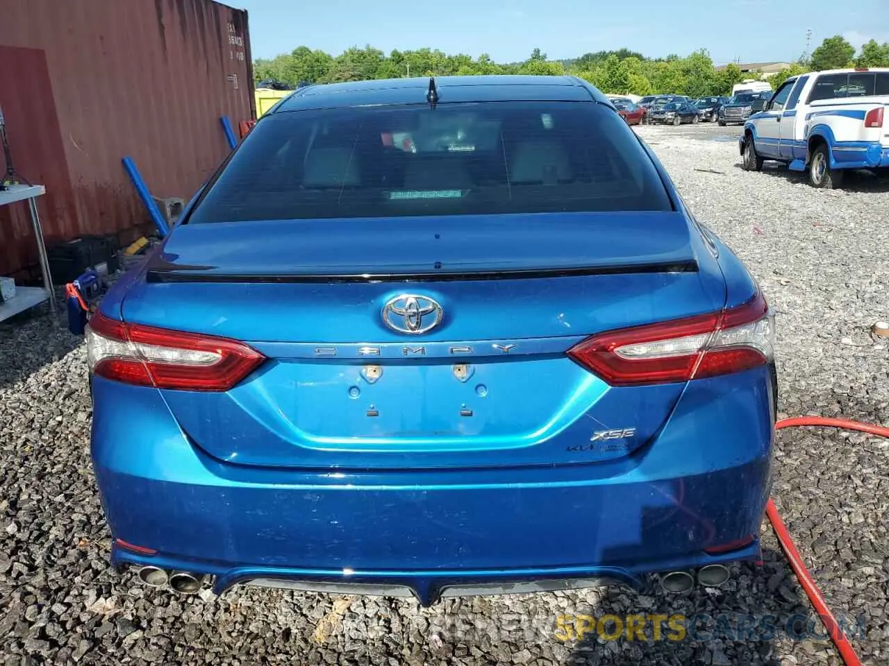 6 fotografías del automóvil dañado 4T1B61HK4KU286011 TOYOTA CAMRY 2019