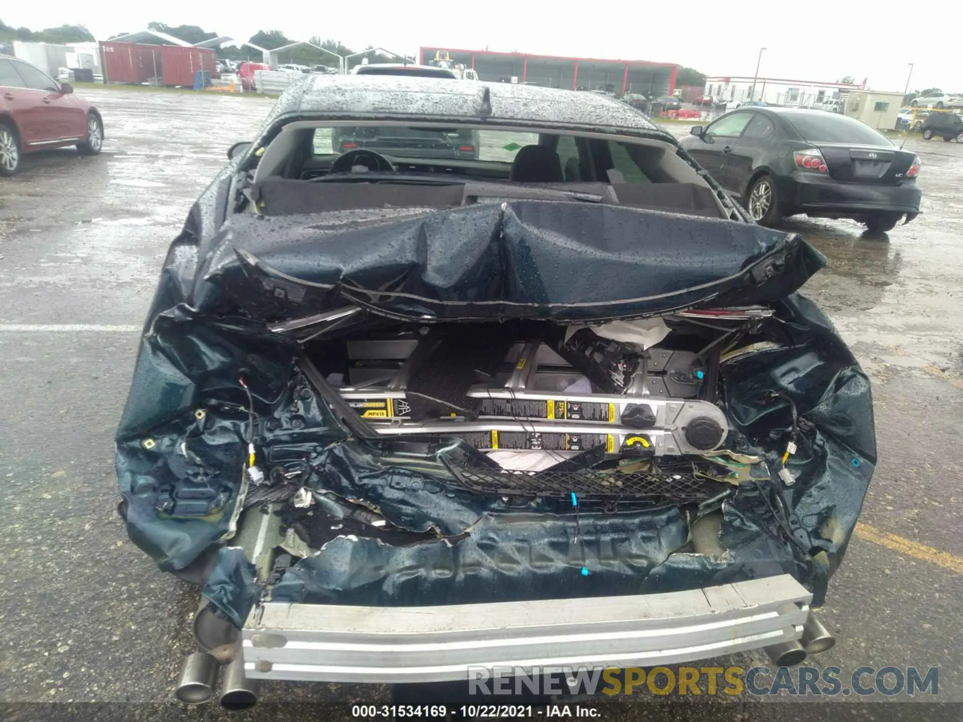 6 fotografías del automóvil dañado 4T1B61HK4KU752035 TOYOTA CAMRY 2019