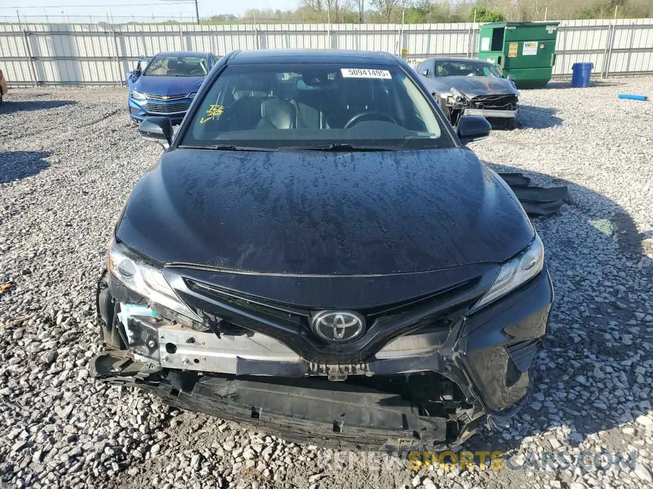 5 fotografías del automóvil dañado 4T1B61HK5KU167349 TOYOTA CAMRY 2019