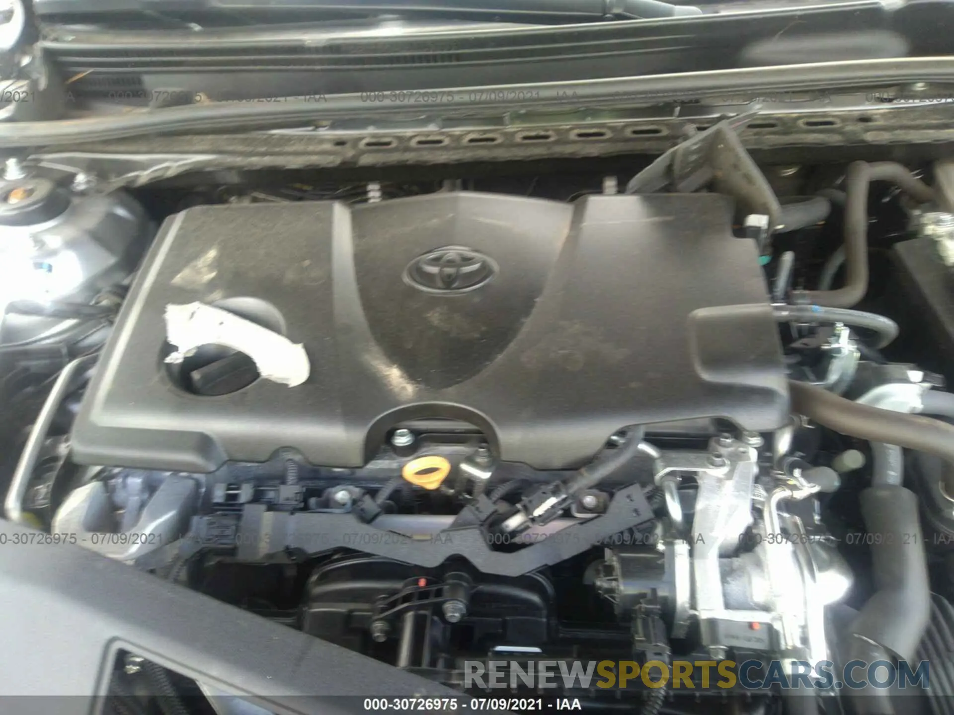 10 fotografías del automóvil dañado 4T1B61HK5KU239344 TOYOTA CAMRY 2019