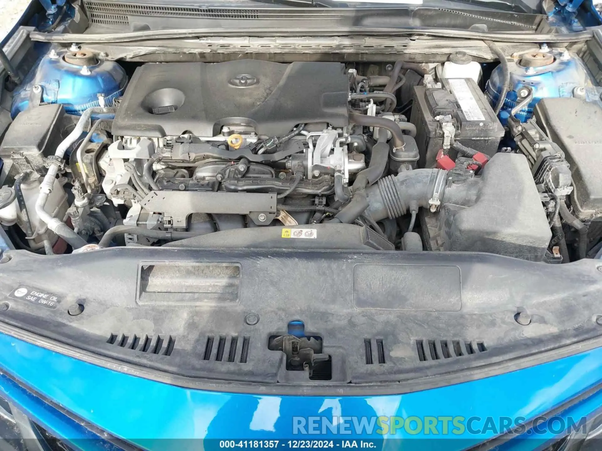 10 fotografías del automóvil dañado 4T1B61HK5KU291864 TOYOTA CAMRY 2019