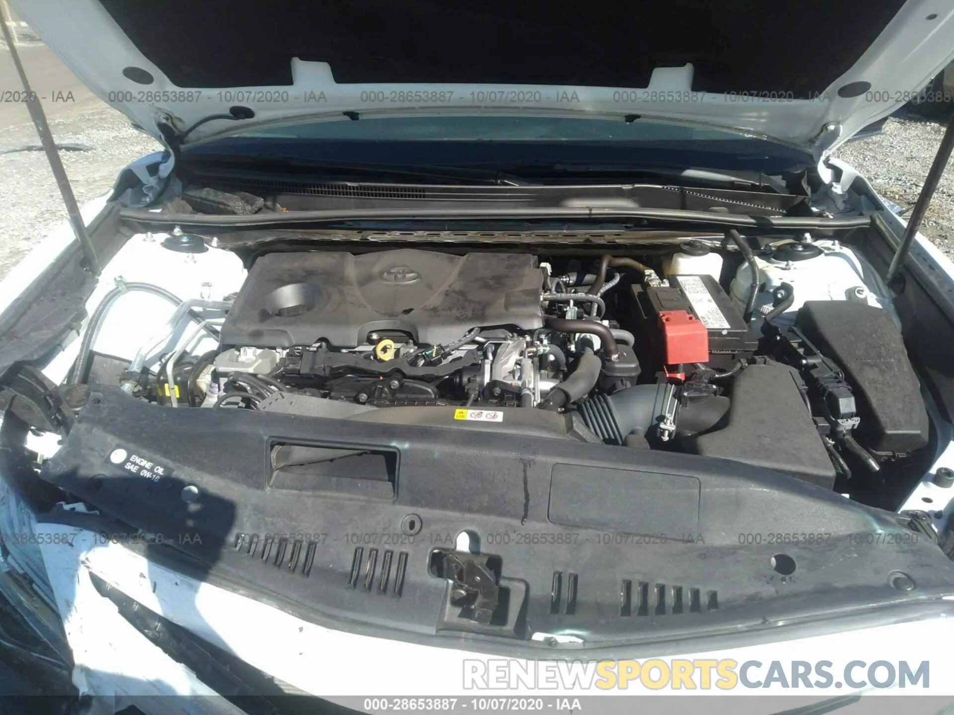 10 fotografías del automóvil dañado 4T1B61HK6KU180482 TOYOTA CAMRY 2019