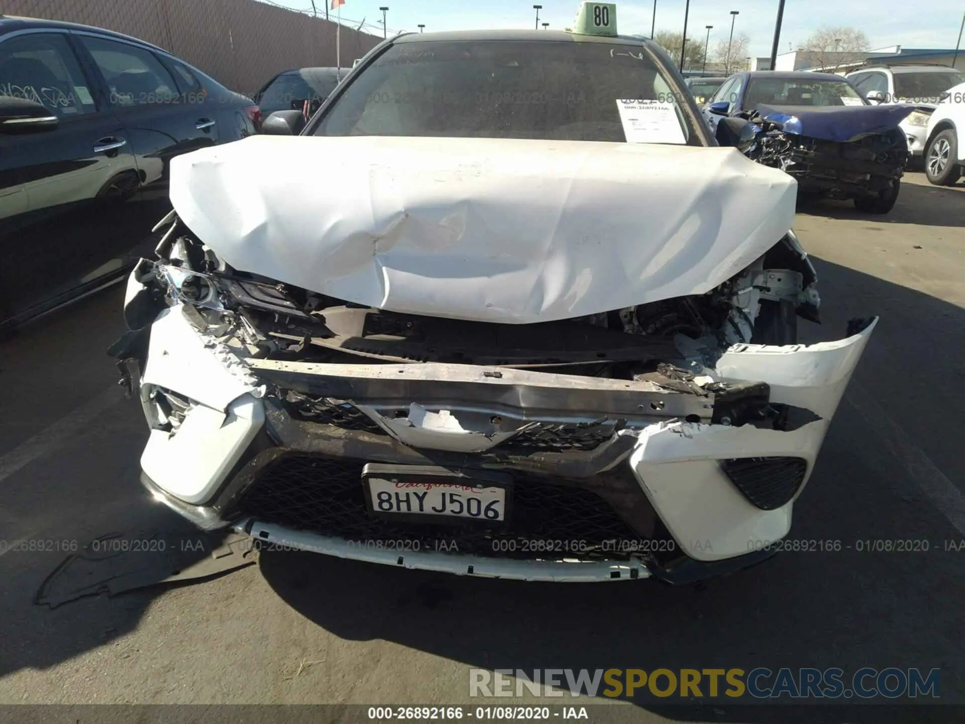 6 fotografías del automóvil dañado 4T1B61HK6KU210810 TOYOTA CAMRY 2019