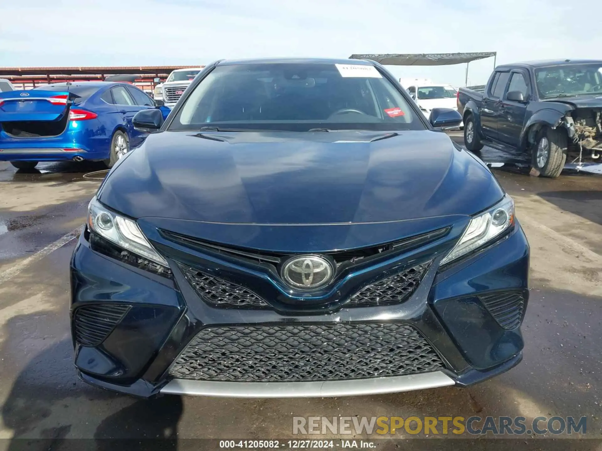 12 fotografías del automóvil dañado 4T1B61HK6KU284955 TOYOTA CAMRY 2019