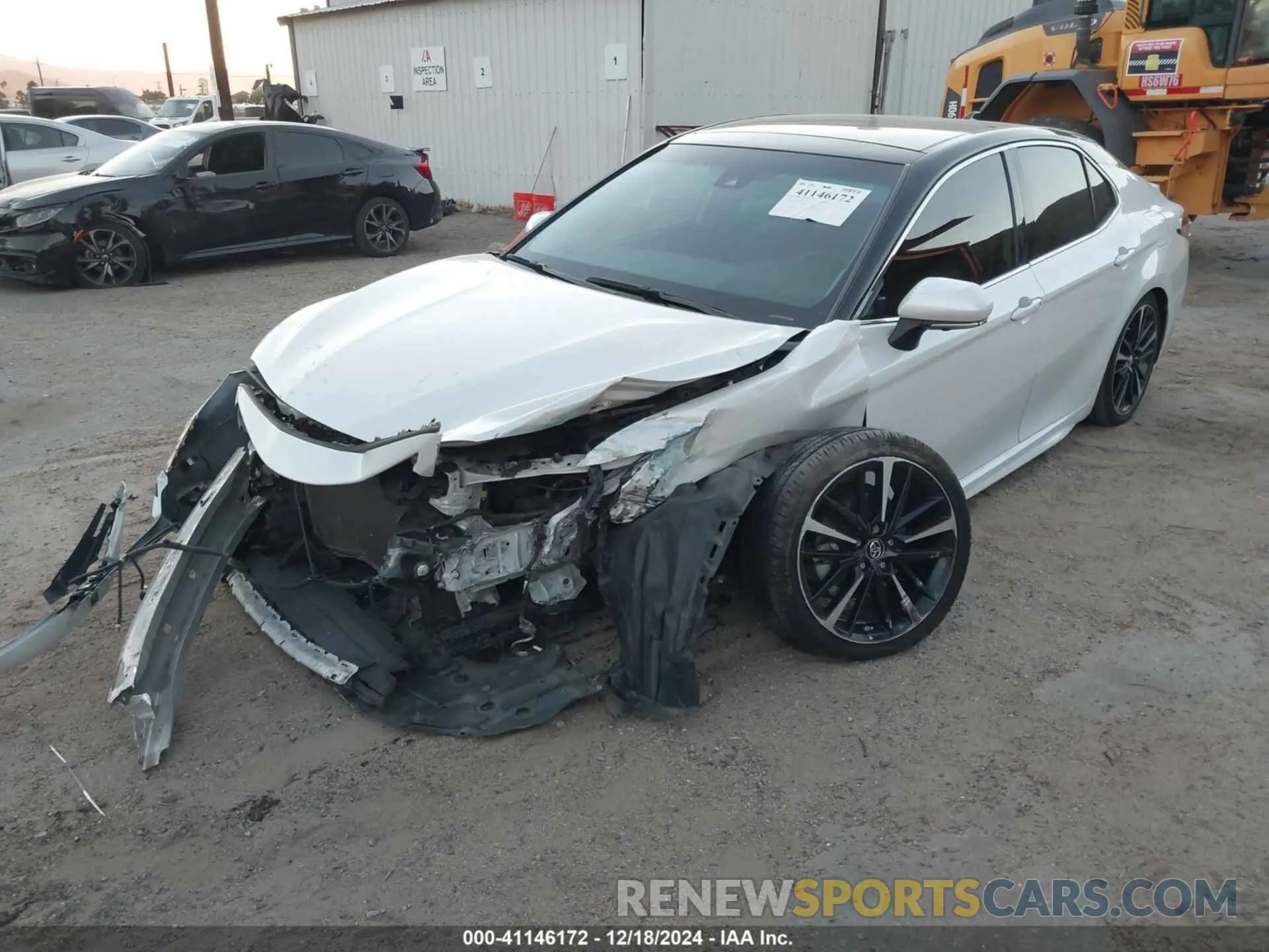 2 fotografías del automóvil dañado 4T1B61HK6KU818536 TOYOTA CAMRY 2019