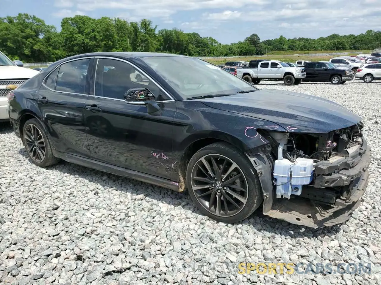 4 fotografías del automóvil dañado 4T1B61HK7KU185920 TOYOTA CAMRY 2019