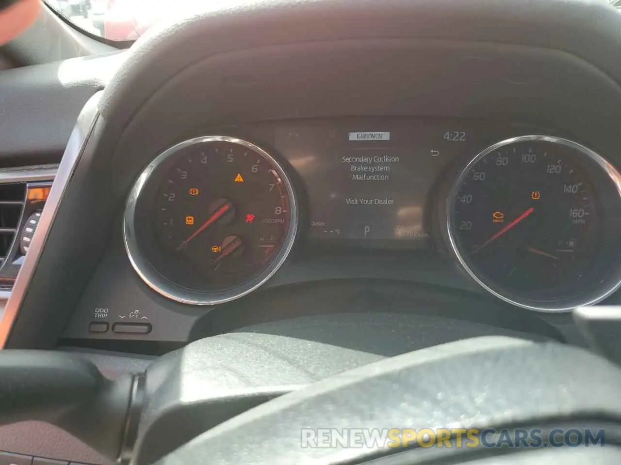 9 fotografías del automóvil dañado 4T1B61HK7KU284107 TOYOTA CAMRY 2019