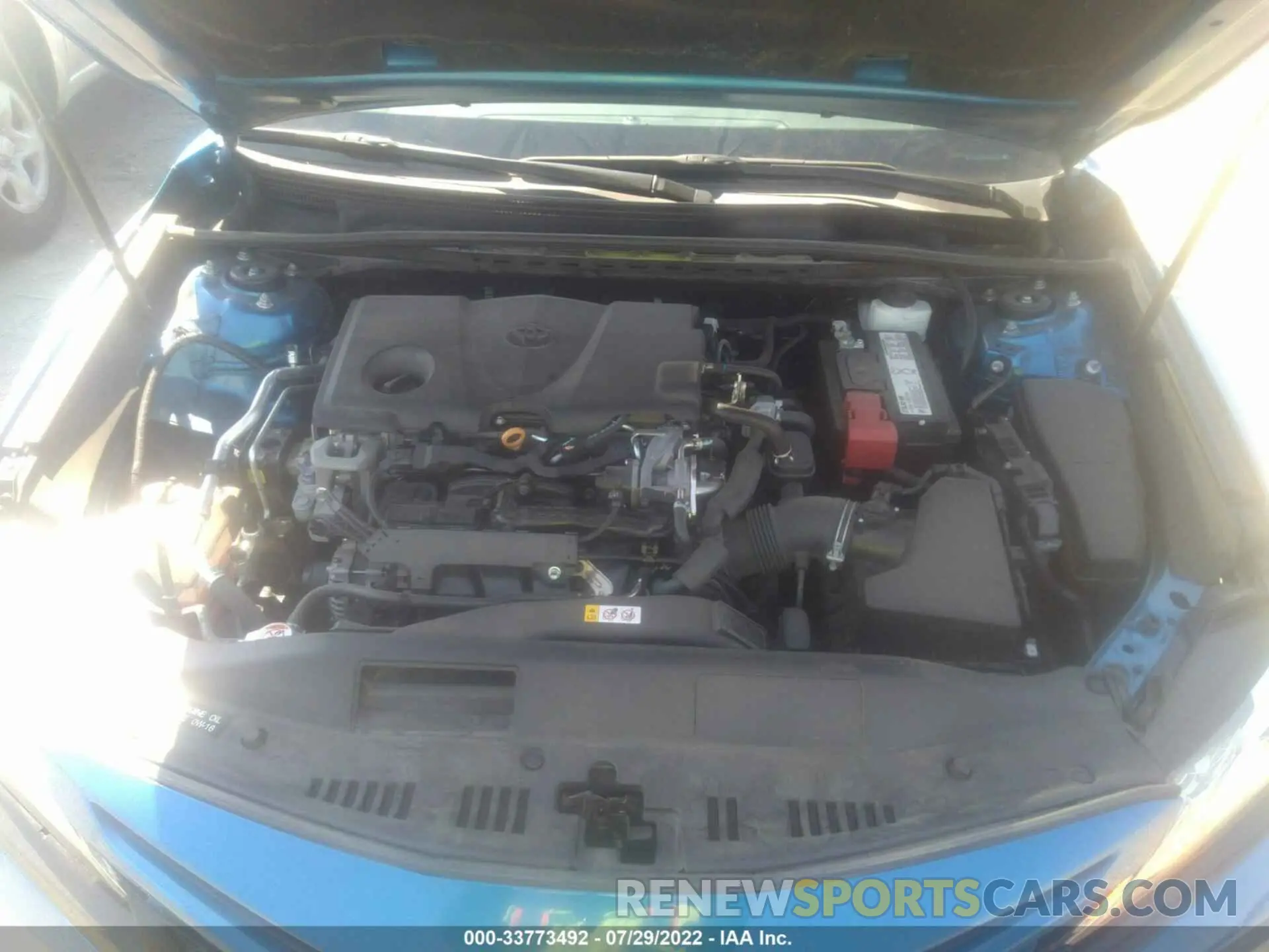 10 fotografías del automóvil dañado 4T1B61HK8KU172044 TOYOTA CAMRY 2019