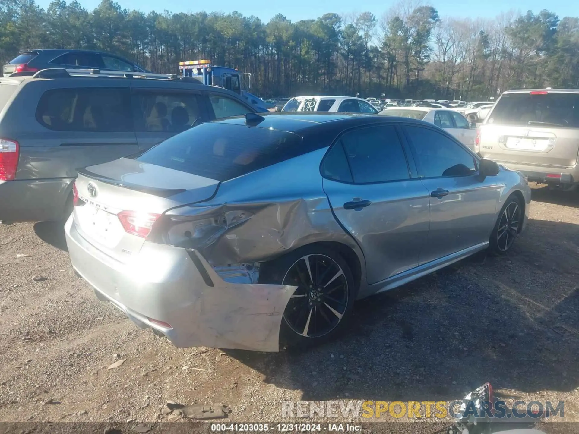 6 fotografías del automóvil dañado 4T1B61HK8KU297027 TOYOTA CAMRY 2019