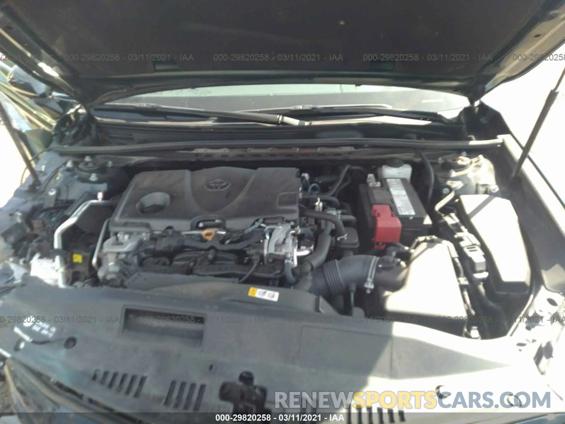 10 fotografías del automóvil dañado 4T1B61HK8KU733746 TOYOTA CAMRY 2019