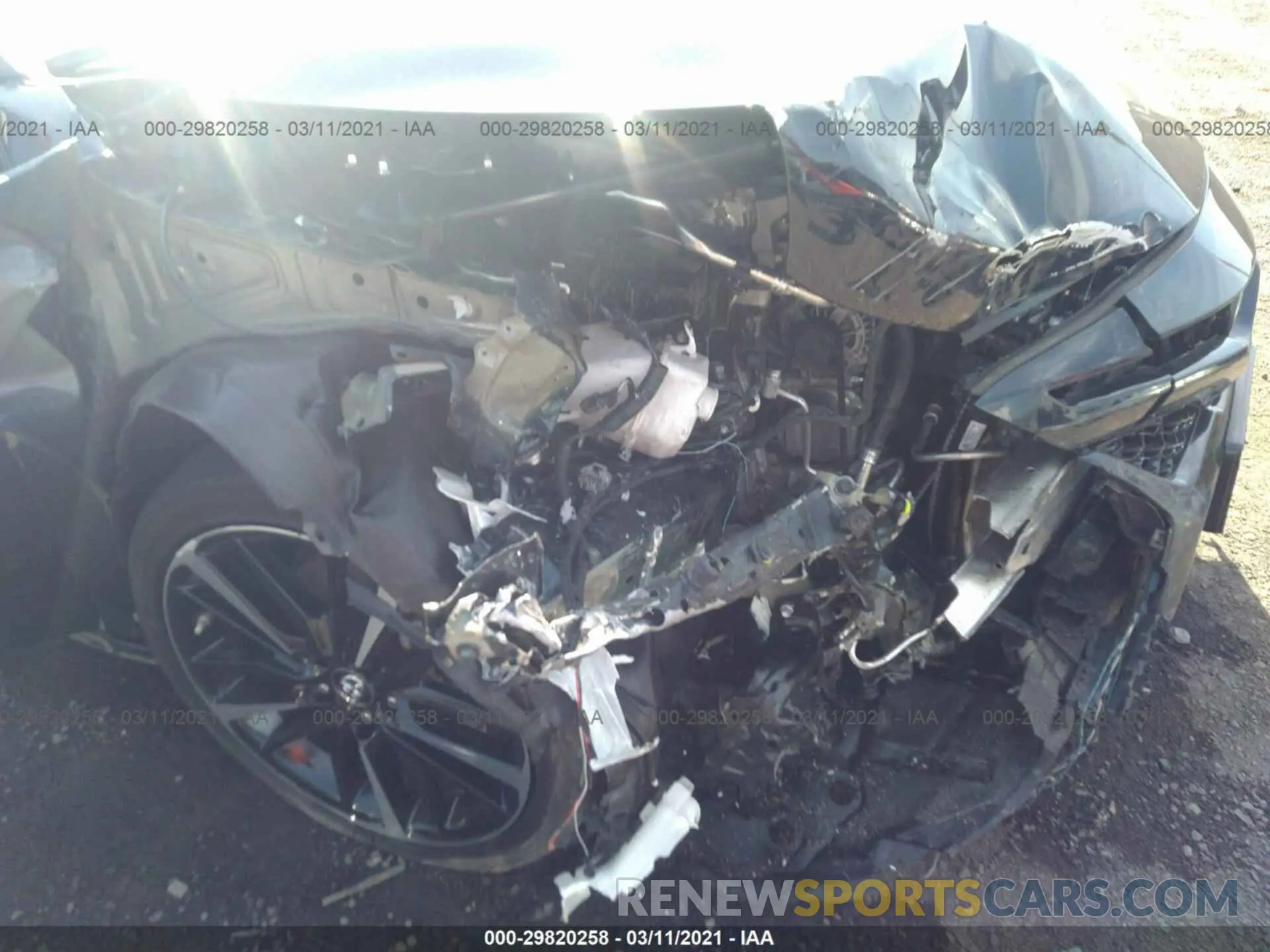 6 fotografías del automóvil dañado 4T1B61HK8KU733746 TOYOTA CAMRY 2019