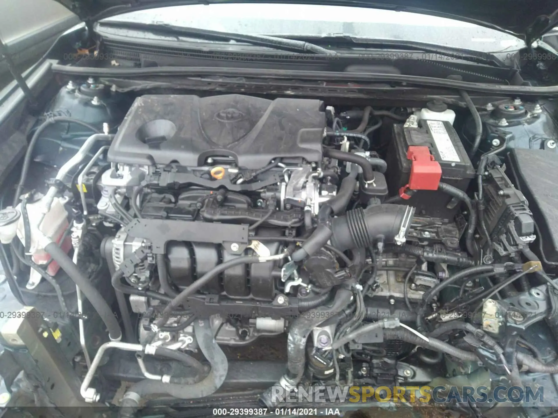 10 fotografías del automóvil dañado 4T1B61HK8KU756329 TOYOTA CAMRY 2019